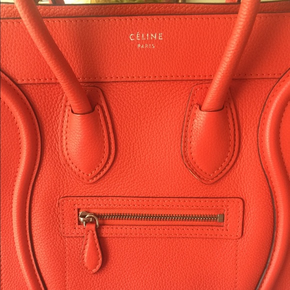 🎈SOLD🎈🎉HP/Céline Luggage Micro calfskin satchel - Picture 7 of 7